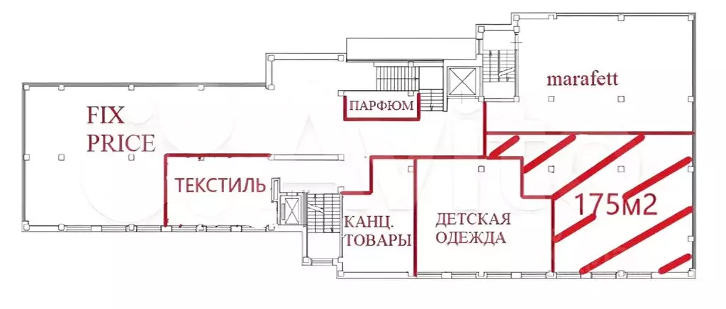 Торговая площадь в Омская область, Омск ул. Красный Путь, 105А (175 м) - Фото 0