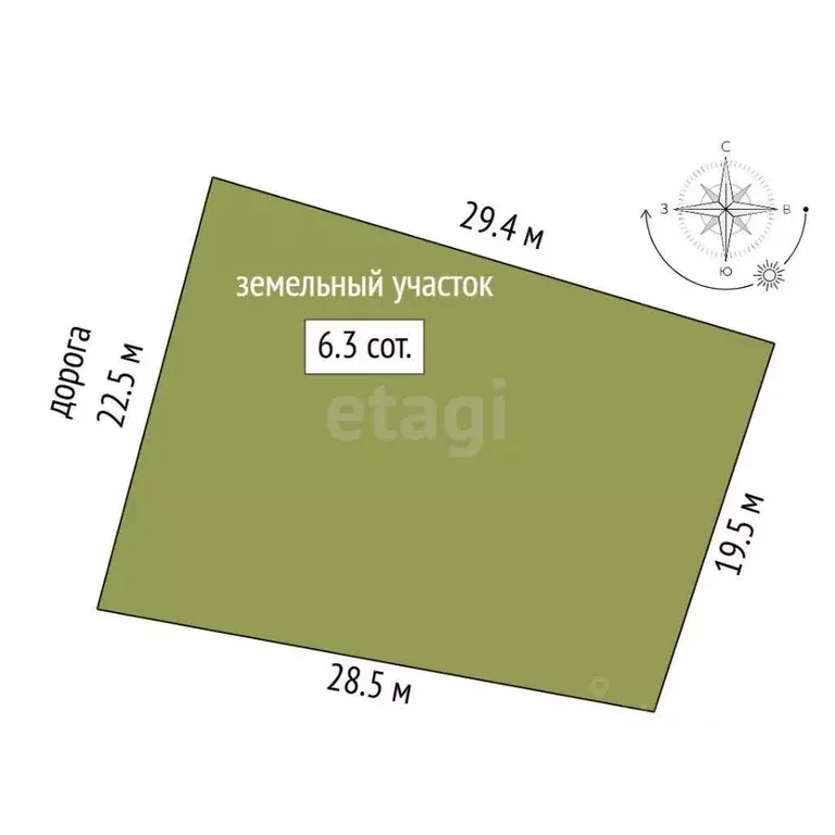 Участок в Костромская область, Костромской район, Караваевское с/пос, ... - Фото 2