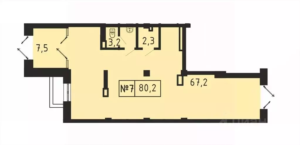 Офис в Московская область, Мытищи городской округ, д. Пирогово ... - Фото 1