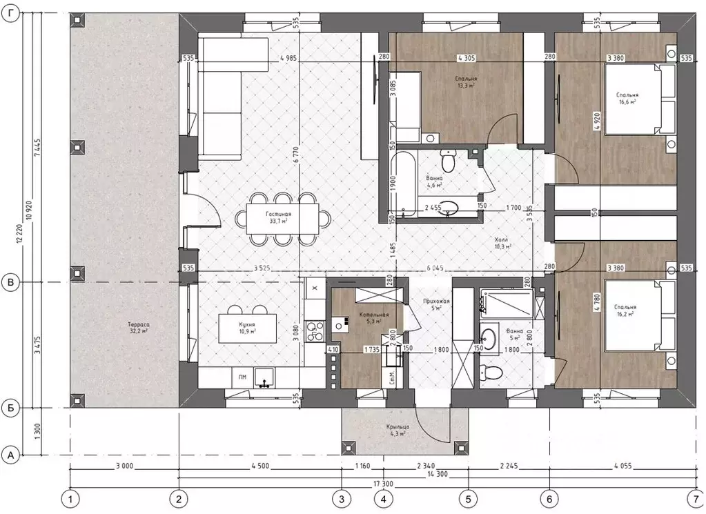 Дом в Московская область, Подольск городской округ, д. Северово  (159 ... - Фото 2