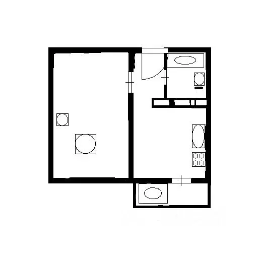 1-к кв. Воронежская область, Воронеж пер. Калашникова, 4 (36.9 м) - Фото 2