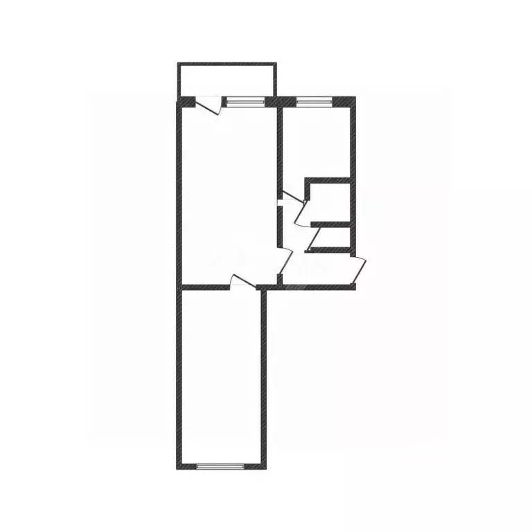2-к кв. Белгородская область, Валуйки ул. Щорса, 7 (43.5 м) - Фото 2