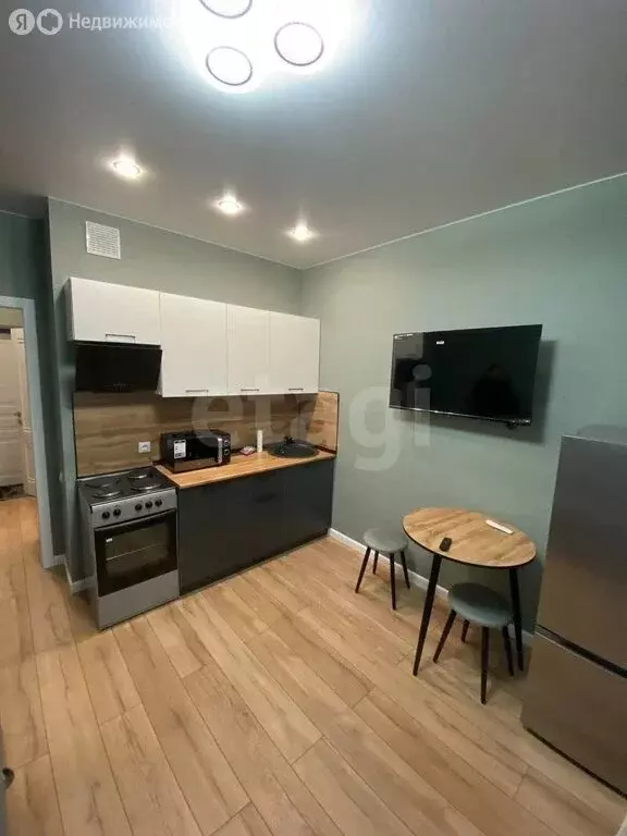 Квартира-студия: деревня Дударева, улица Сергея Джанбровского, 1 (18.9 ... - Фото 2