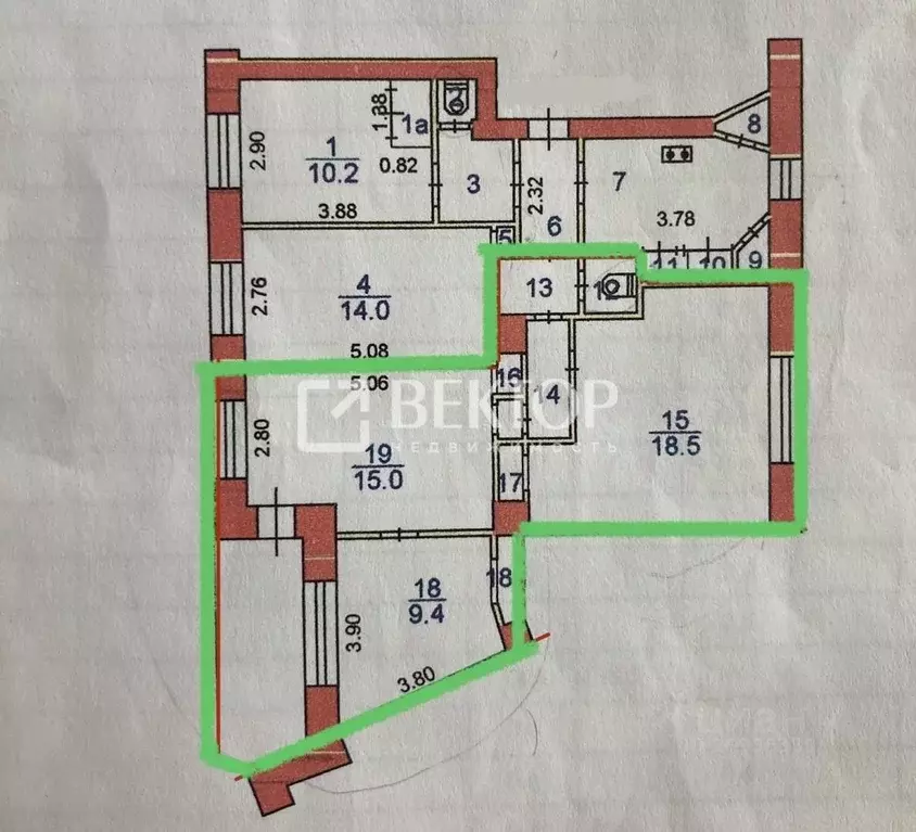 2-к кв. Ивановская область, Иваново ул. Красных Зорь, 1 (62.0 м) - Фото 1