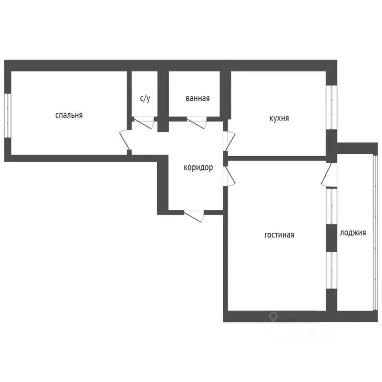 2-к кв. Пензенская область, Пенза Колхозная ул., 120 (64.9 м) - Фото 1