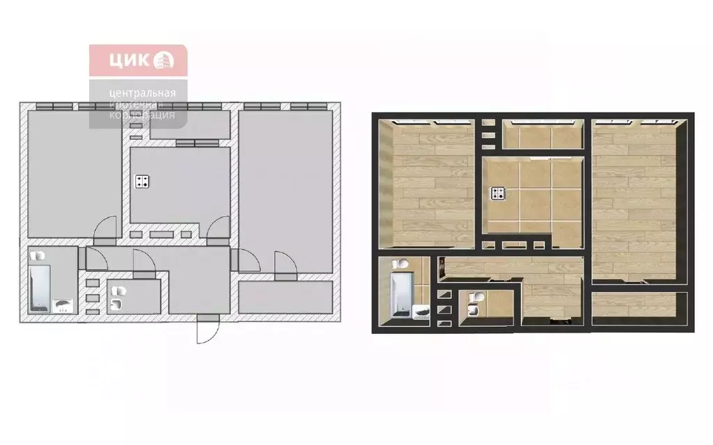 2-к кв. Рязанская область, Рязань Полевая ул., 75 (60.0 м) - Фото 2