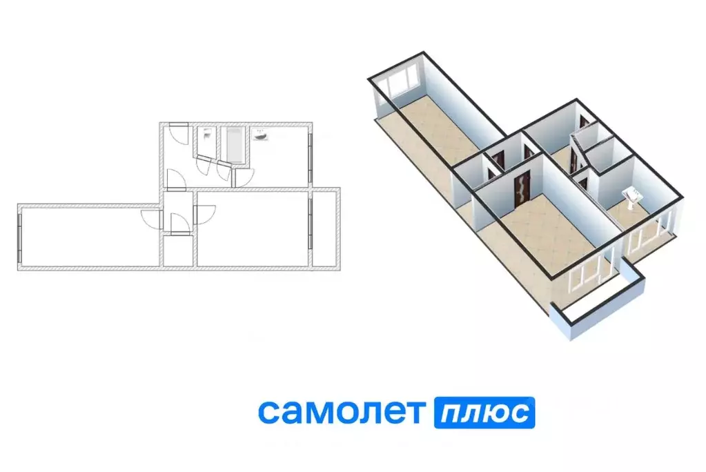 2-к кв. Кемеровская область, Кемерово ул. Сибиряков-Гвардейцев, 14 ... - Фото 0