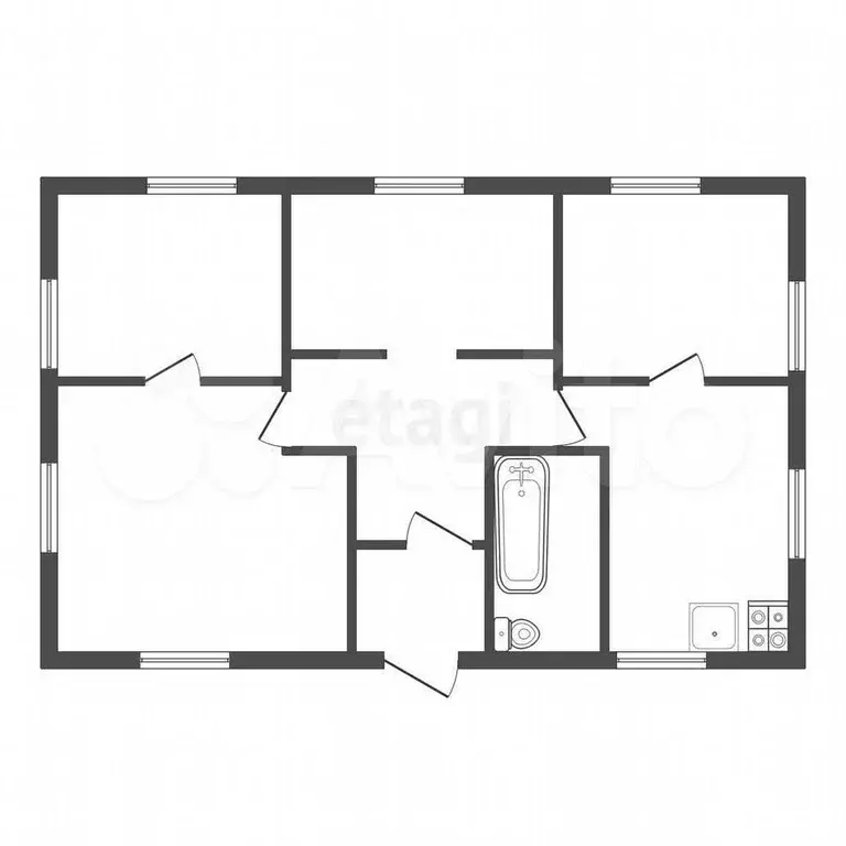 Дом 44,1 м на участке 20,6 сот. - Фото 0