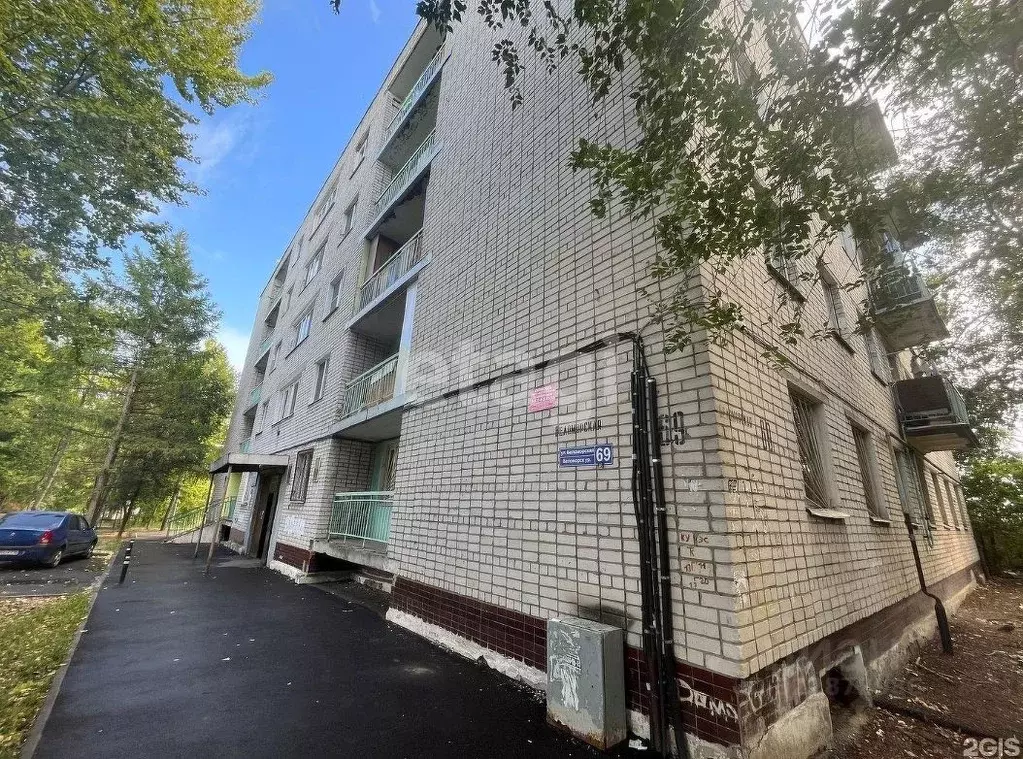 2-к кв. Татарстан, Казань Беломорская ул., 69 (23.3 м) - Фото 1