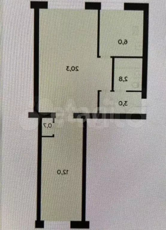 2-к. квартира, 44 м, 2/5 эт. - Фото 0