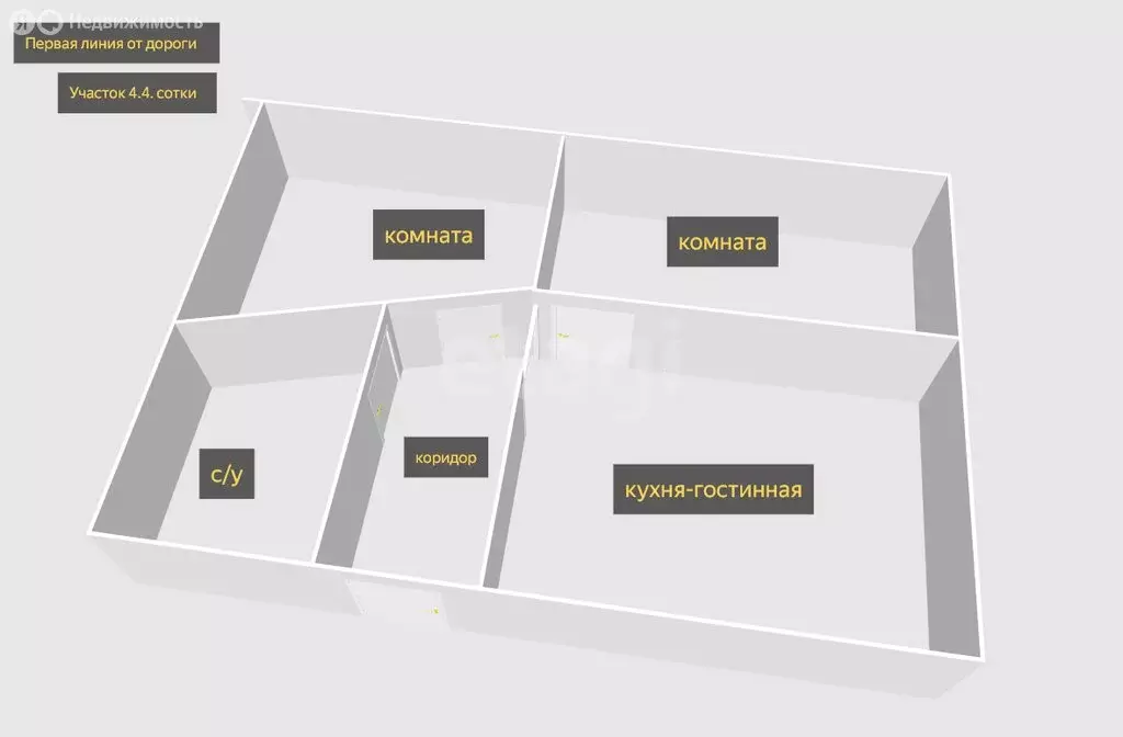 Дом в Южно-Сахалинск, СНТ Дорожник, 2-я Кедровая улица (62.3 м) - Фото 1