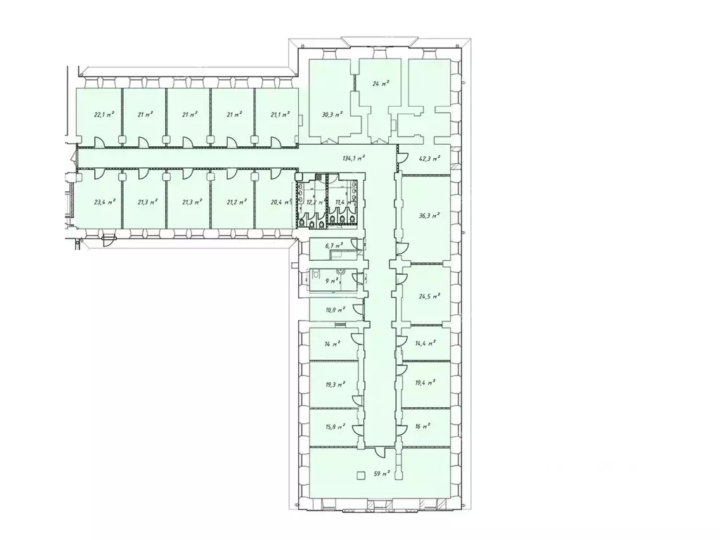 Офис в Санкт-Петербург просп. Обуховской обороны, 110Б (713 м) - Фото 2
