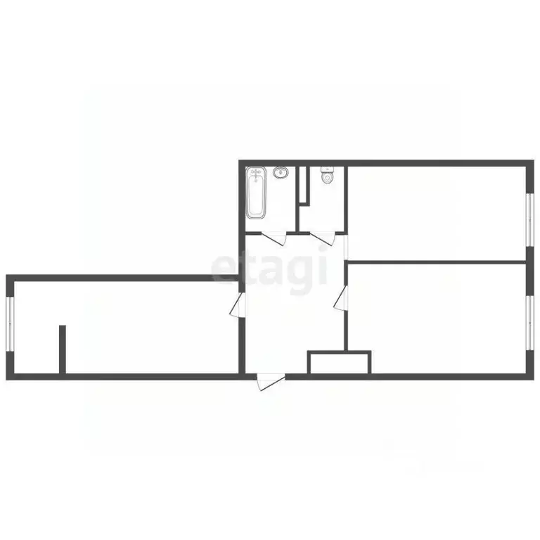 2-к кв. Санкт-Петербург Петровский просп., 24к2 (67.0 м) - Фото 2