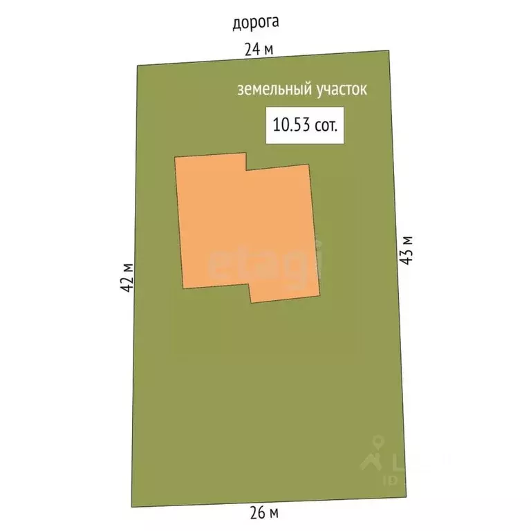 Дом в Омская область, Исилькуль Октябрьская ул., 36 (243 м) - Фото 1