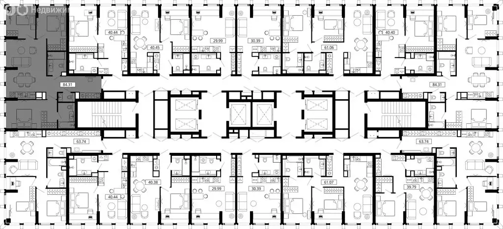 3-комнатная квартира: Москва, 4-я улица Марьиной Рощи, 12к3 (85.19 м) - Фото 1