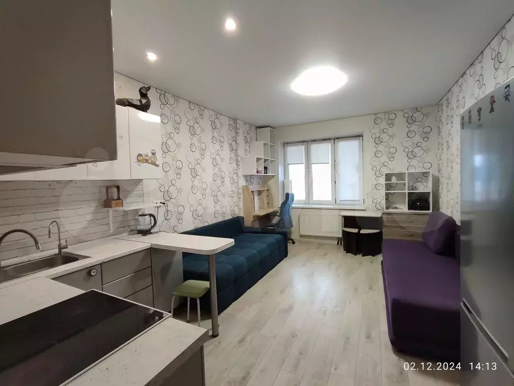 Квартира-студия, 28,5 м, 4/26 эт. - Фото 1