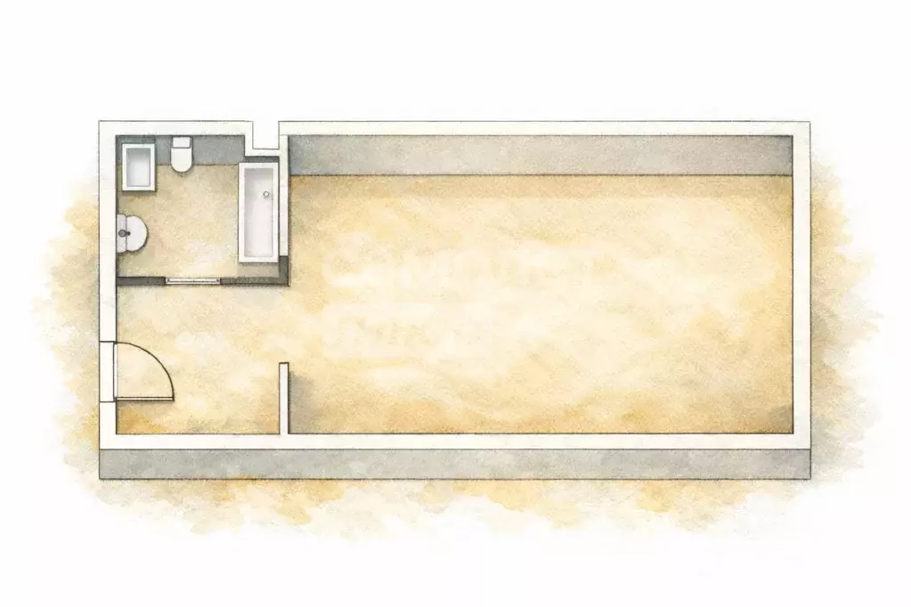 Студия Москва Новоостаповская ул., 16к1 (26.7 м) - Фото 2