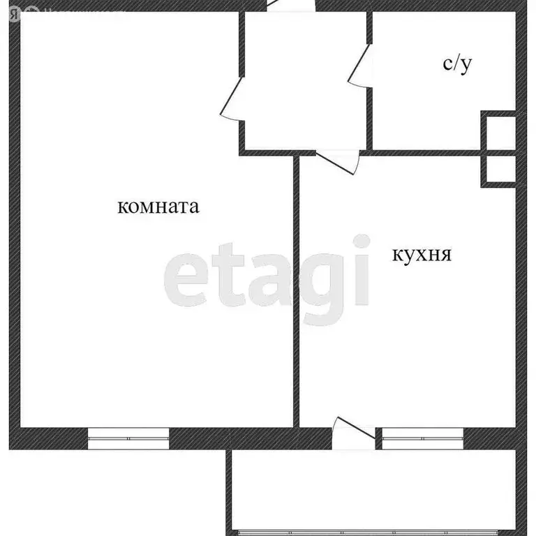 1-комнатная квартира: Краснодар, улица имени Героя Георгия ... - Фото 0