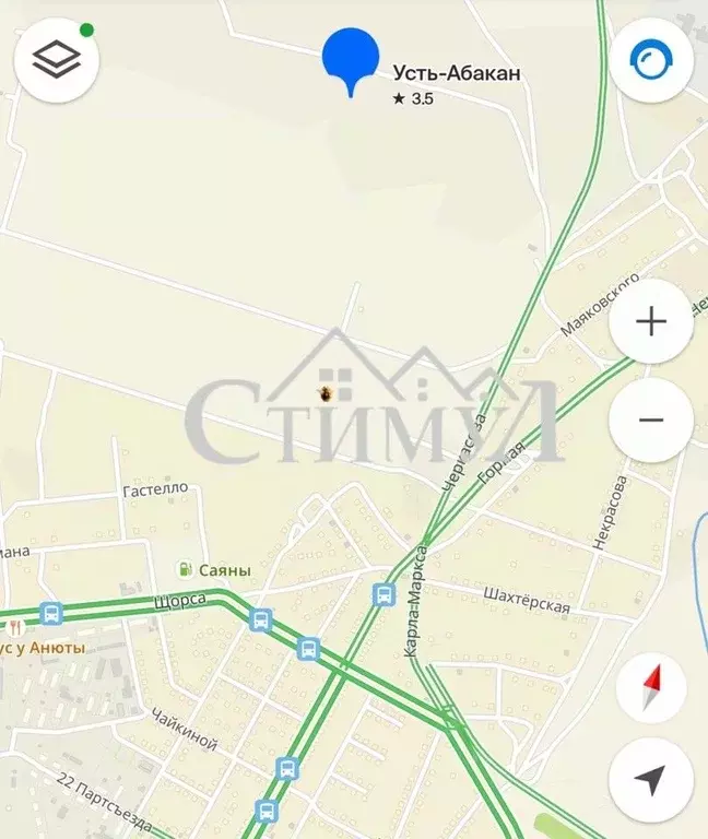Участок в Хакасия, Усть-Абакан рп ул. Октябрьская (6.0 сот.) - Фото 1