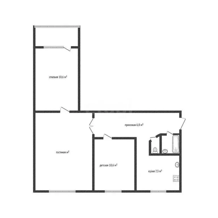 3-комнатная квартира: Ижевск, улица Ленина, 158 (54.8 м) - Фото 0