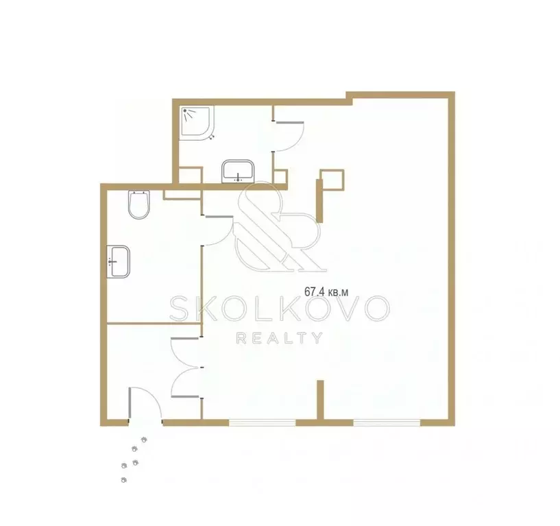 Помещение свободного назначения в Москва ул. Братьев Бромлей, 5к2 (67 ... - Фото 2