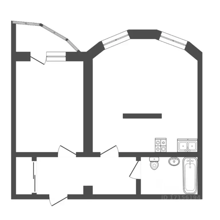 2-к кв. Тюменская область, Тюмень ул. Циолковского, 20А (53.0 м) - Фото 2