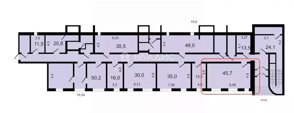 Офис в Коми, Сыктывкар ул. Ленина, 89 (46 м) - Фото 1
