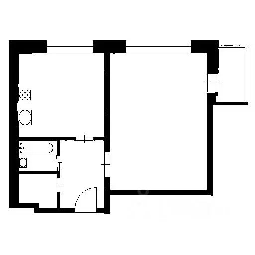 1-к кв. Санкт-Петербург просп. Маршала Жукова, 54к1 (54.0 м) - Фото 2
