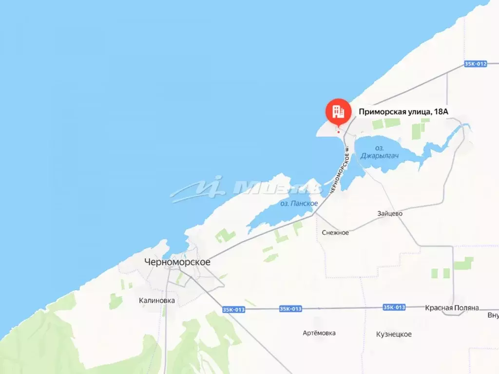 Студия Крым, Черноморский район, с. Межводное ул. Приморская, 18А ... - Фото 2