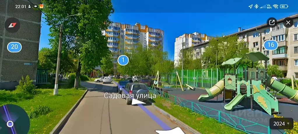 2-к кв. Московская область, Подольск Климовск мкр, ул. Садовая, 20 ... - Фото 0