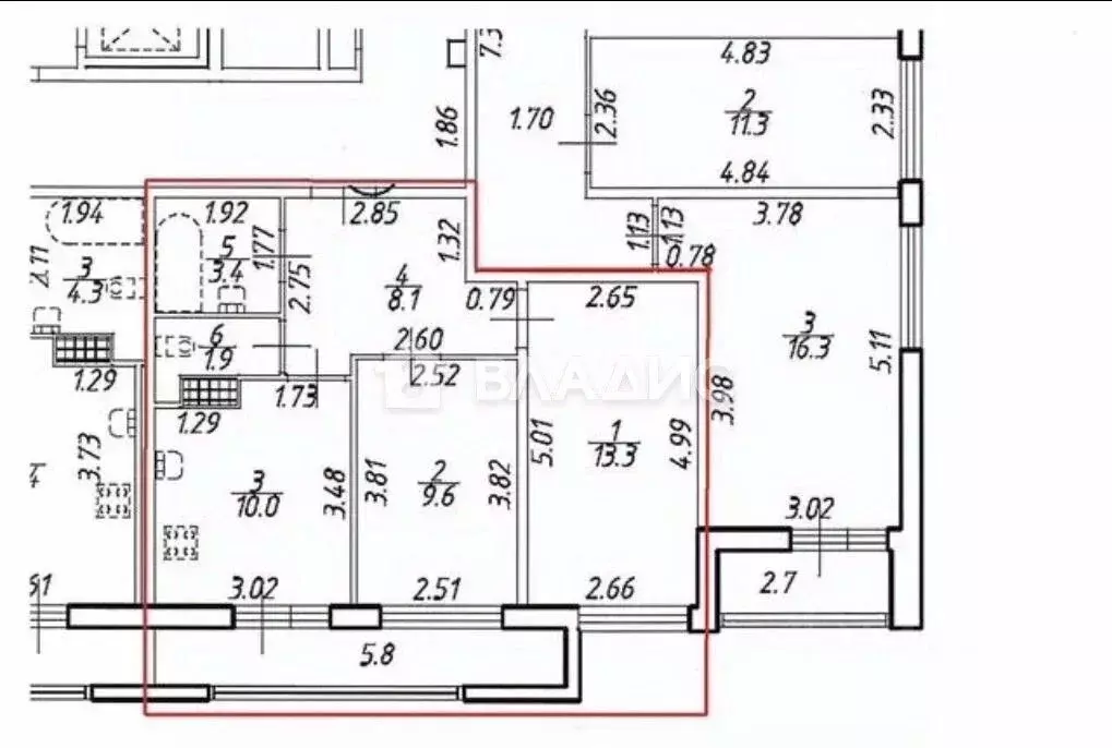 2-к кв. Ленинградская область, Кудрово г. Всеволожский район, ... - Фото 2