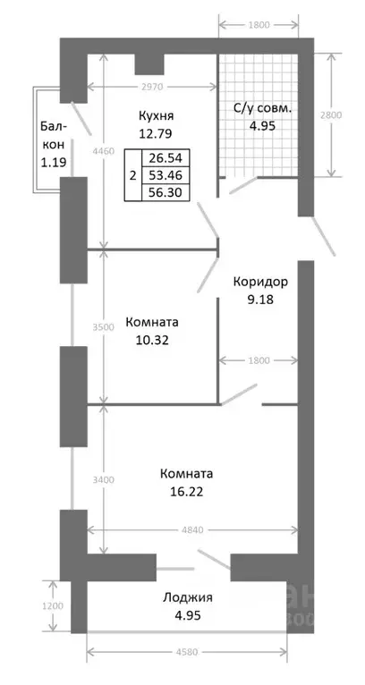 2-к кв. Ярославская область, Ярославль пос. Нижний, ул. 3-я Больничная ... - Фото 0