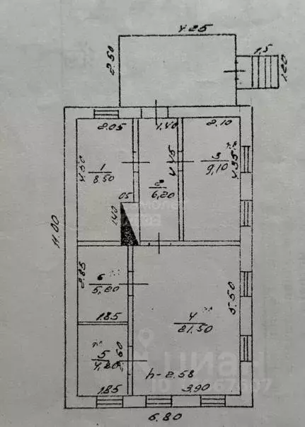Дом в Оренбургская область, Оренбург Ташкентская ул., 137 (56 м) - Фото 2