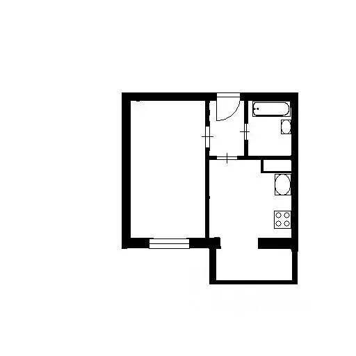 1-к кв. Воронежская область, Воронеж ул. Артамонова, 34Ж (35.0 м) - Фото 2