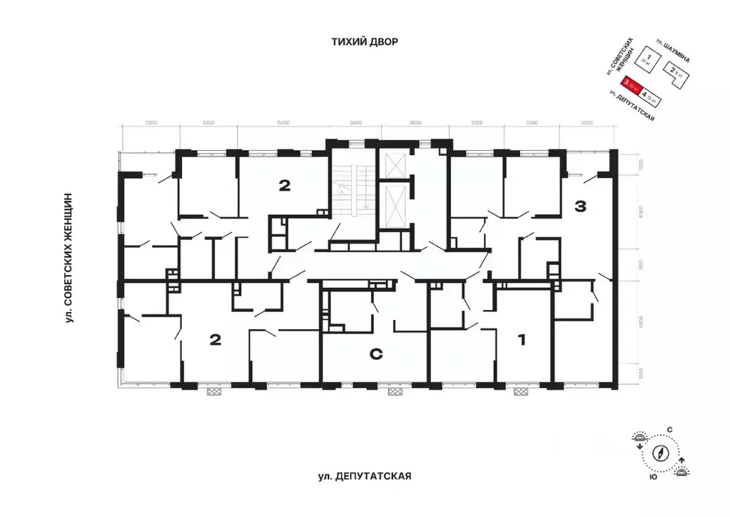 1-к кв. Свердловская область, Екатеринбург ул. Шаумяна, 11 (37.06 м) - Фото 2