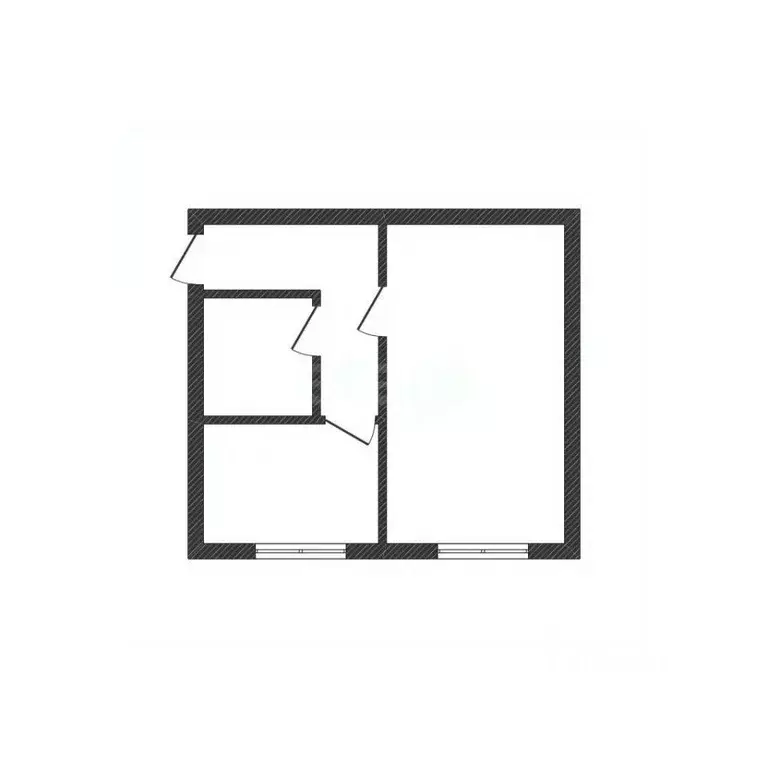 1-к кв. Белгородская область, Вейделевка рп ул. Садовая, 5 (31.7 м) - Фото 2