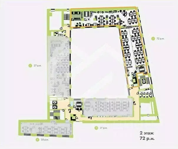 Помещение свободного назначения в Москва Ветошный пер., 13 (504 м) - Фото 2