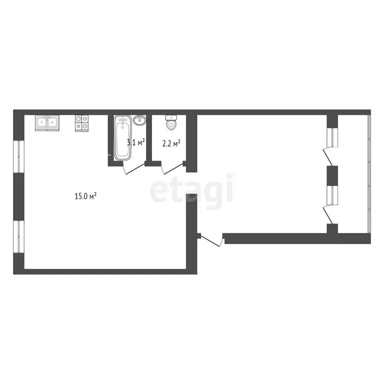 3-комнатная квартира: Омск, улица Перелёта, 28 (87 м) - Фото 0