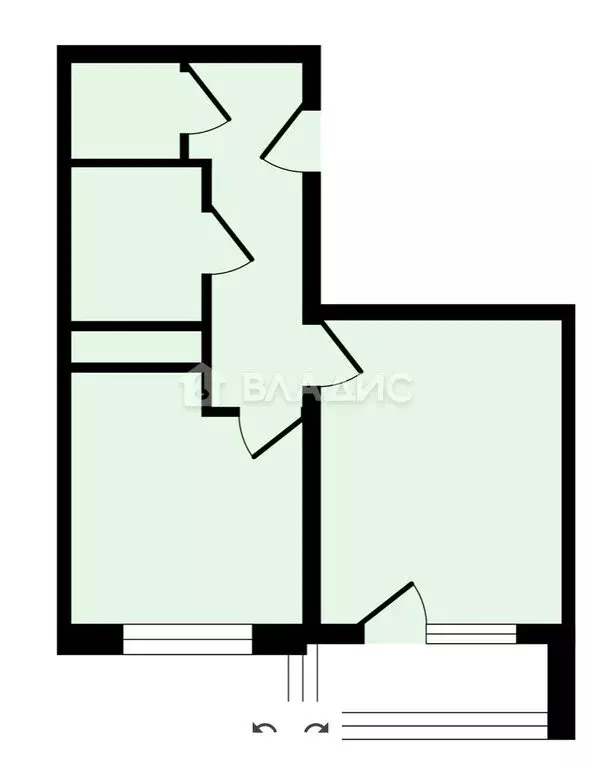 1-комнатная квартира: Москва, улица Берзарина, 32 (41 м) - Фото 0