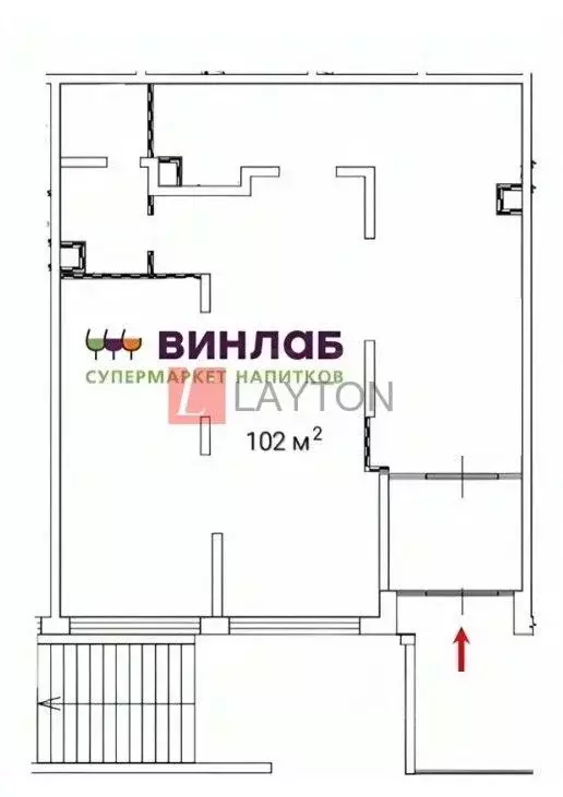Торговая площадь в Московская область, Домодедово Востряково мкр, ул. ... - Фото 1