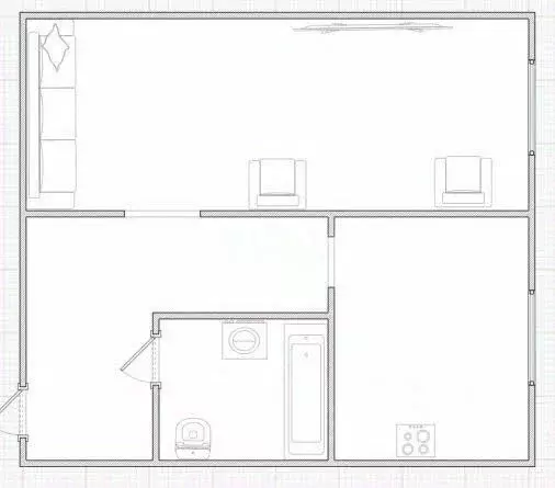 1-к кв. Тульская область, Тула Красноармейский просп., 54 (32.0 м) - Фото 2