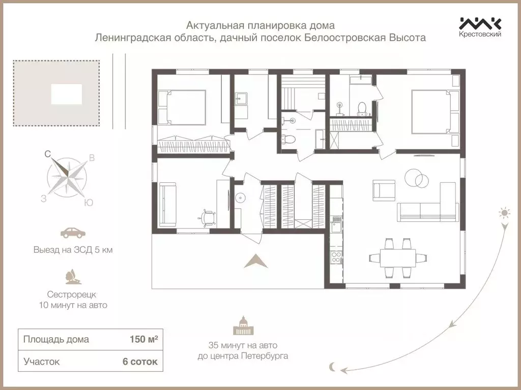 Дом в Ленинградская область, Всеволожский район, Сертоловское ... - Фото 2