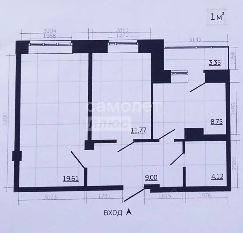 2-к кв. Липецкая область, Липецк ул. Осканова, 7 (53.3 м) - Фото 2
