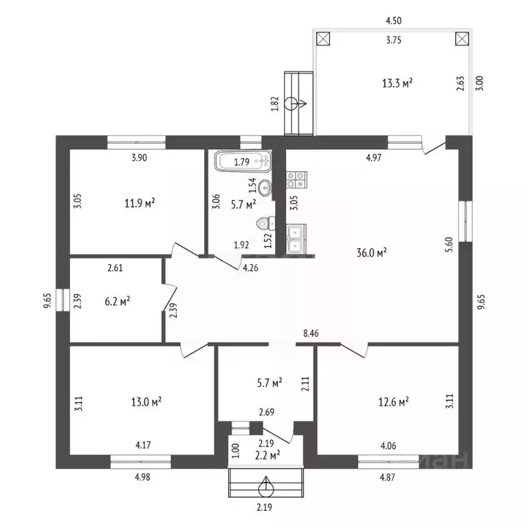 Участок в Ростовская область, Мясниковский район, Краснокрымское ... - Фото 2