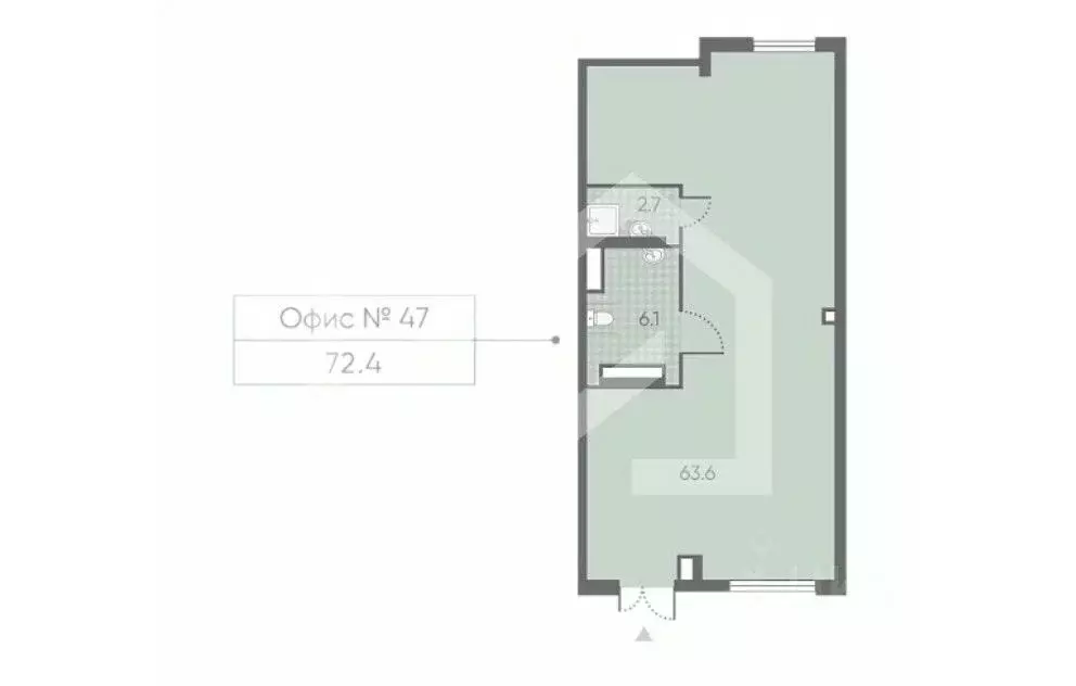 Помещение свободного назначения в Москва Производственная ул., 17 (72 ... - Фото 2