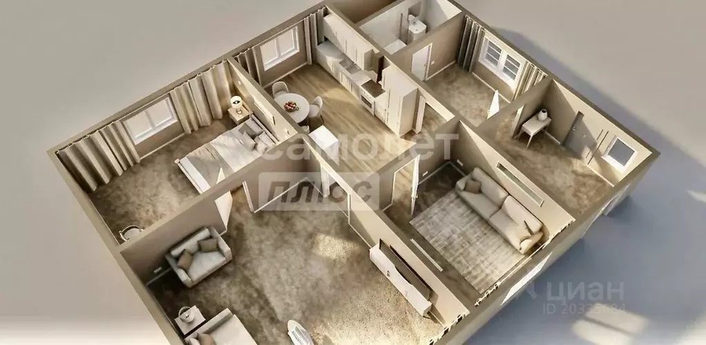 Дом в Пензенская область, Городище ул. Фрунзе (120 м) - Фото 2