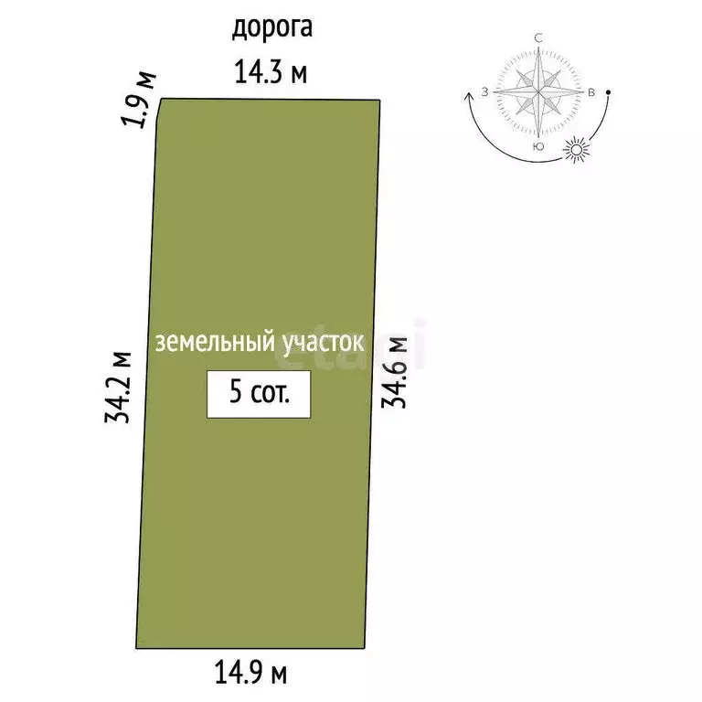 Участок в Молодёжное, СНТ Аграрник, Приятная улица (5 м) - Фото 1