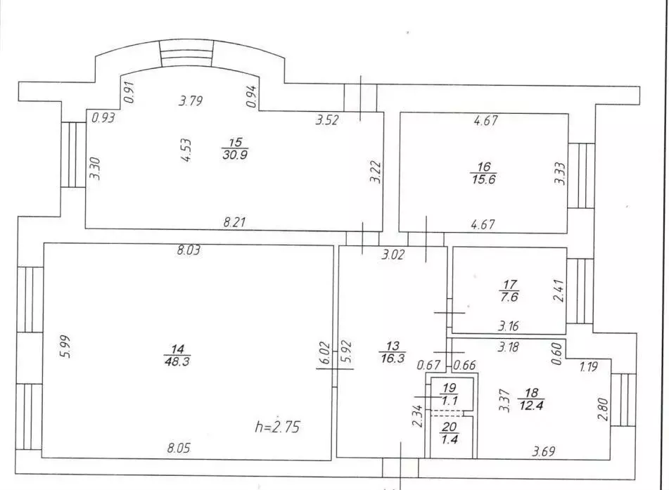 Офис в Тверская область, Тверь Московская ул., 1 (133 м) - Фото 0