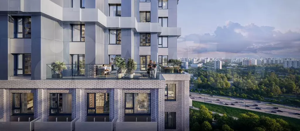 Квартира-студия, 28 м, 31/32 эт. - Фото 1