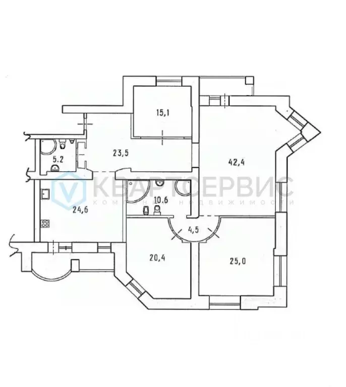 4-к кв. Омская область, Омск Иркутская ул., 68/1 (171.3 м) - Фото 1